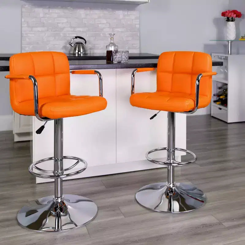Adjustable Bar Stools Set of 2
