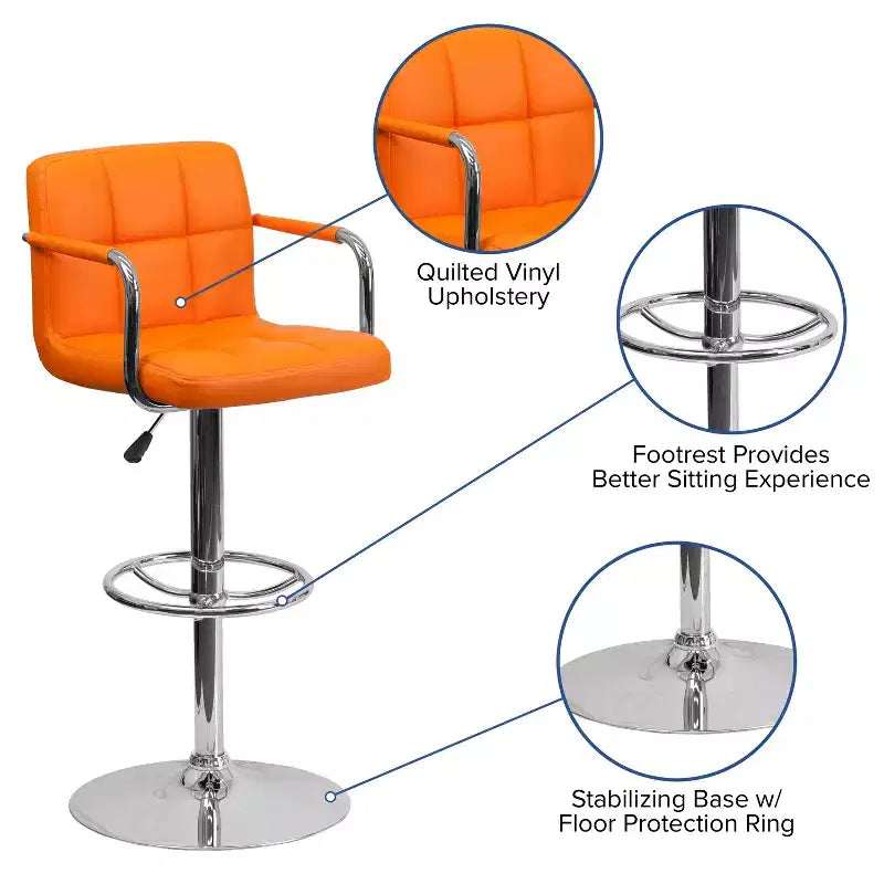 Adjustable Bar Stools Set of 2