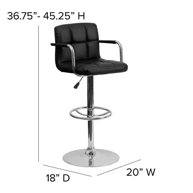 Adjustable Bar Stools Set of 2