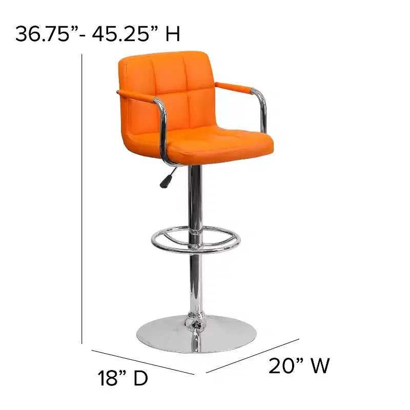 Adjustable Bar Stools Set of 2
