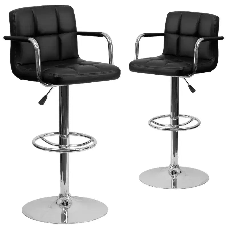 Adjustable Bar Stools Set of 2
