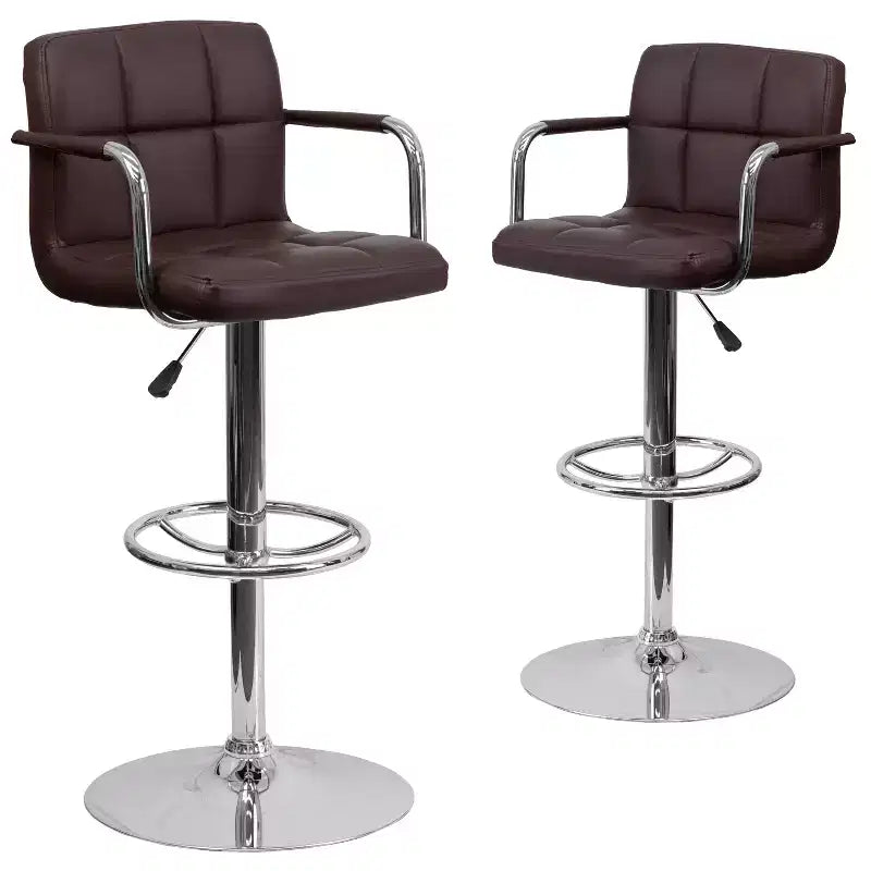 Adjustable Bar Stools Set of 2