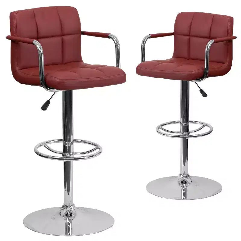 Adjustable Bar Stools Set of 2