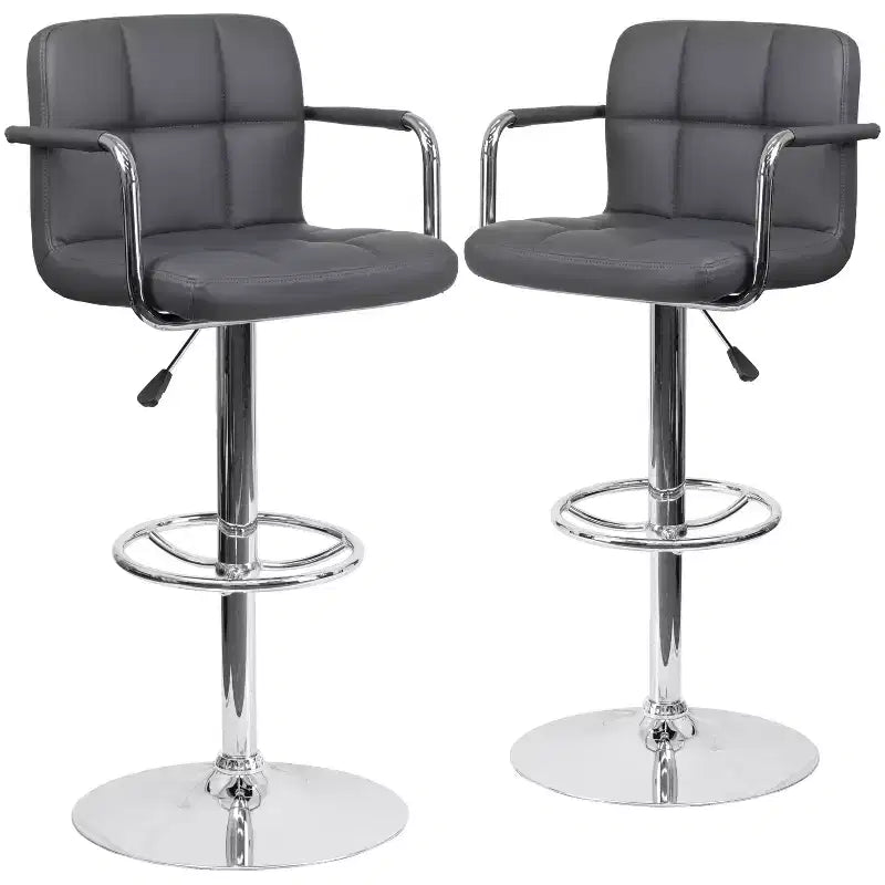 Adjustable Bar Stools Set of 2
