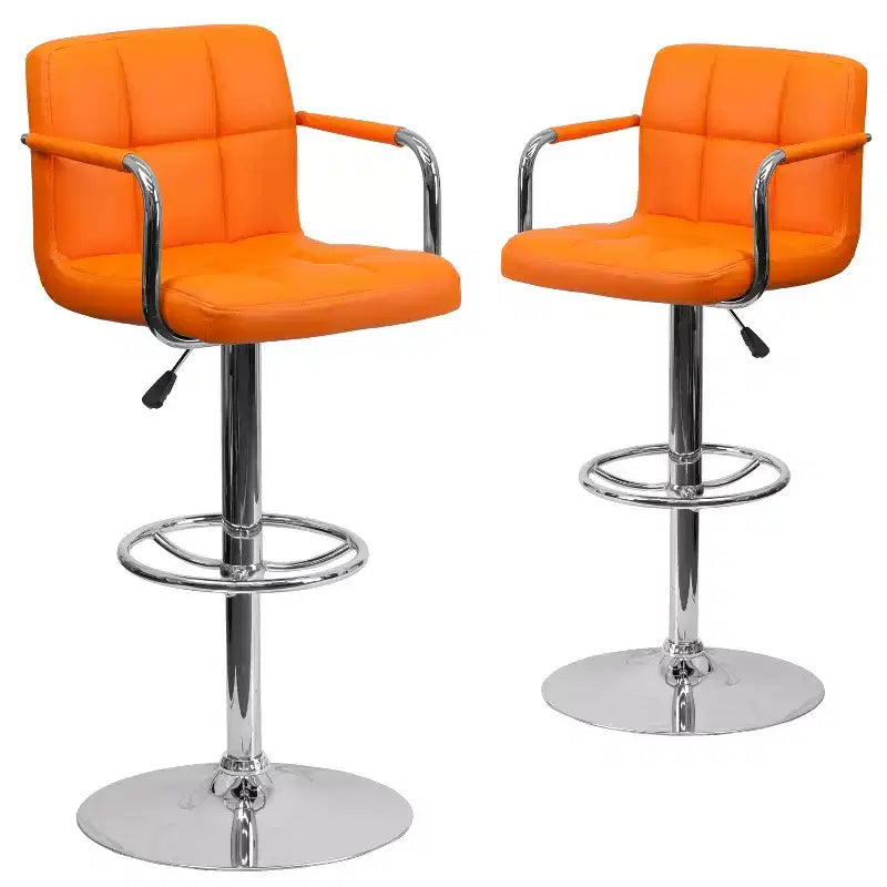 Adjustable Bar Stools Set of 2