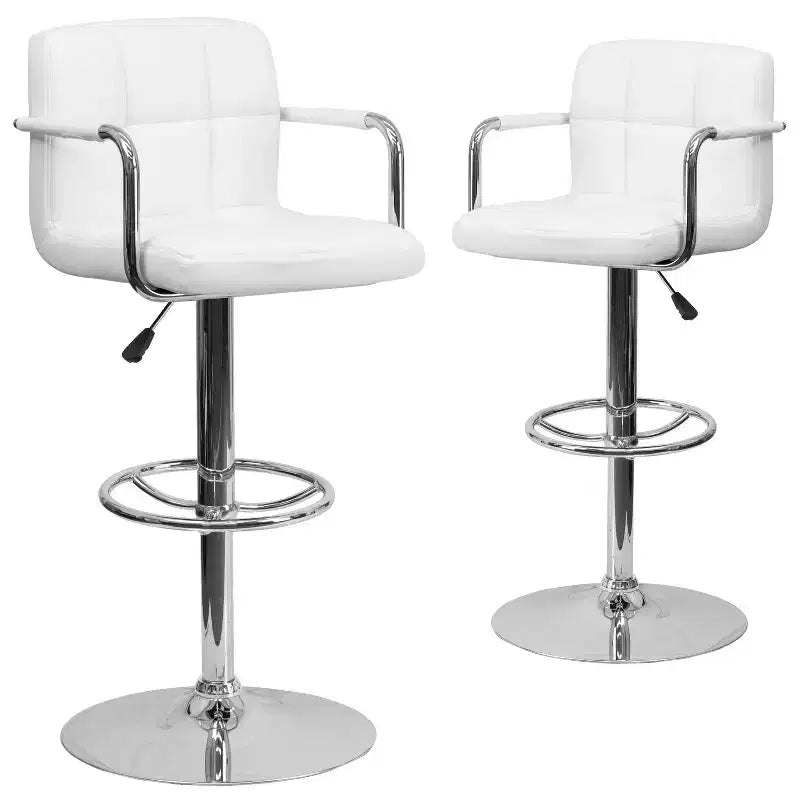 Adjustable Bar Stools Set of 2