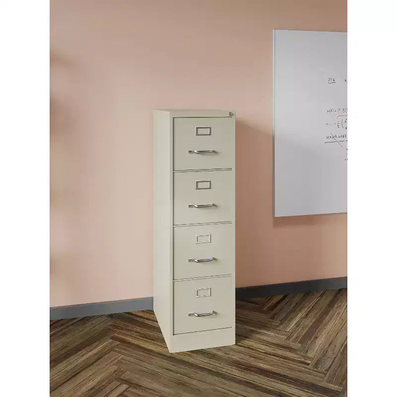 22" Deep 4-Drawer Letter Width Vertical File Cabinet