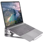 Support vertical pour ordinateur portable - Support pour ordinateur portable en aluminium avec conception 2-en-1 pour utilisation sur bureau