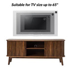 Meuble TV pour téléviseurs jusqu'à 65" avec étagère réglable