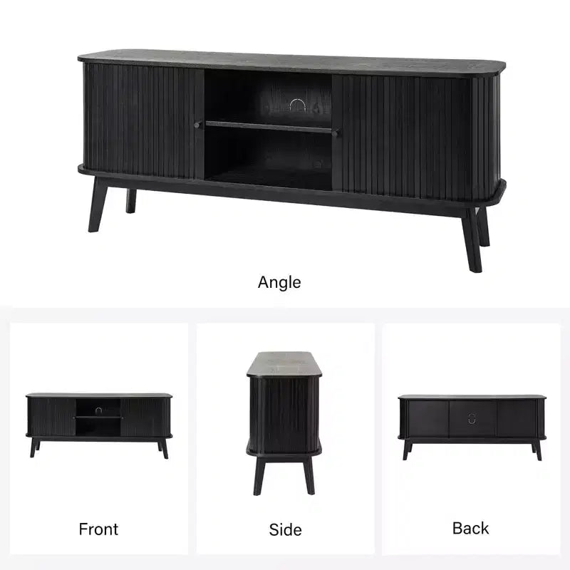 TV Stand for TVs up to 65" with Adjustable Shelf