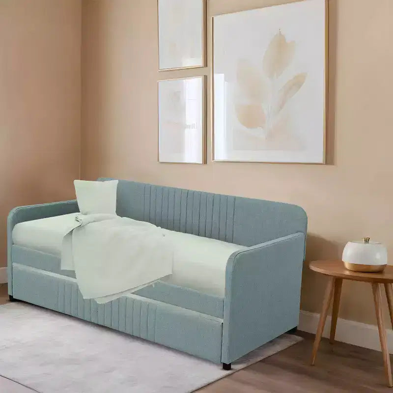Twin Amelia Upholstered Daybed with Trundle Drawer