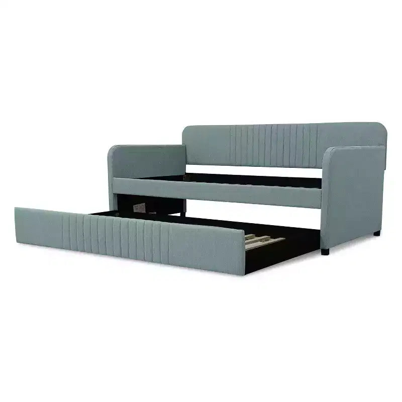 Twin Amelia Upholstered Daybed with Trundle Drawer