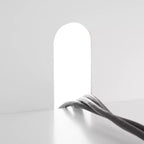 Meuble TV 2 portes 1 niche blanc brillant
