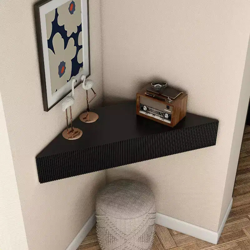 Mid-Century Modern 3-Shelf Corner Floating TV Stand for TVs up to 50"